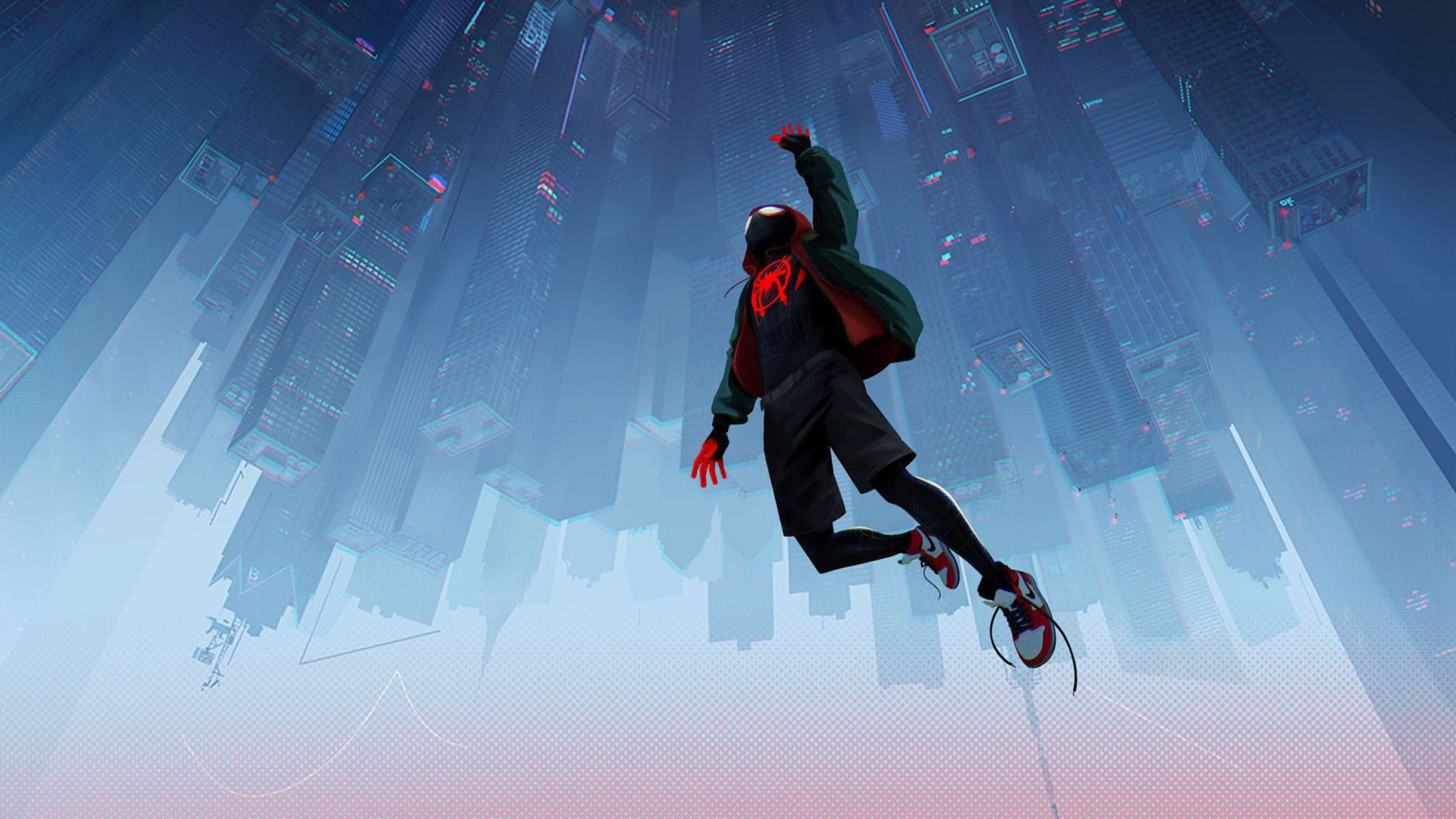 Miles morales на пк. Человек-паук через вселенные Майлз Моралес. Человек-паук Майлз Моралес мультфильм. Человек паук Майлз Моралес 2018. Человек паук Майлз Моралес прыжок веры.